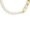Heritage Pearl D-Link Gold-Tone Stainless Steel Chain Necklace Heritage Pearl D-Link Gold-Tone Stainless Steel Chain Necklace