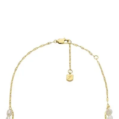 Heritage Pearl D-Link White Freshwater Pearl Faux Double Necklace Heritage Pearl D-Link White Freshwater Pearl Faux Double Necklace