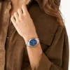 His and Hers Multifunction Two-Tone Stainless Steel Watch Set His and Hers Multifunction Two-Tone Stainless Steel Watch Set