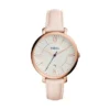 Jacqueline Three-Hand Date Blush Leather Watch Jacqueline Three-Hand Date Blush Leather Watch