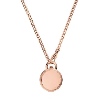 Jacqueline Three-Hand Rose Gold-Tone Stainless Steel Watch Locket Jacqueline Three-Hand Rose Gold-Tone Stainless Steel Watch Locket