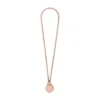 Jacqueline Three-Hand Rose Gold-Tone Stainless Steel Watch Locket Jacqueline Three-Hand Rose Gold-Tone Stainless Steel Watch Locket