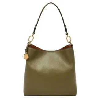 Jessie Leather Bucket Shoulder Bag