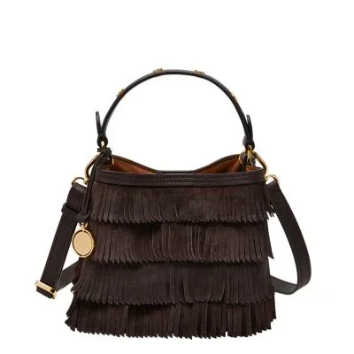 Jessie Leather Small Bucket Crossbody Bag Jessie Leather Small Bucket Crossbody Bag