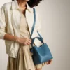 Jessie Leather Small Bucket Crossbody Bag Jessie Leather Small Bucket Crossbody Bag