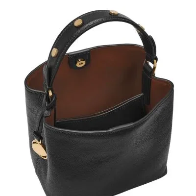 Jessie Leather Small Bucket Crossbody Bag Jessie Leather Small Bucket Crossbody Bag