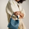 Jessie Leather Small Bucket Crossbody Bag Jessie Leather Small Bucket Crossbody Bag