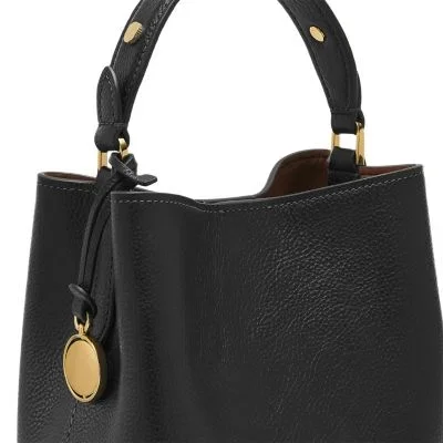 Jessie Leather Small Bucket Crossbody Bag Jessie Leather Small Bucket Crossbody Bag
