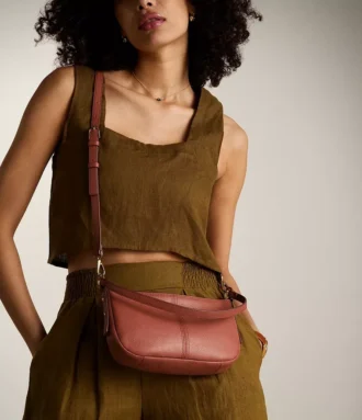 Jolie Leather Small Crossbody Bag