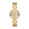 Karli Three-Hand Gold-Tone Watch and Bracelet Set Karli Three-Hand Gold-Tone Watch and Bracelet Set
