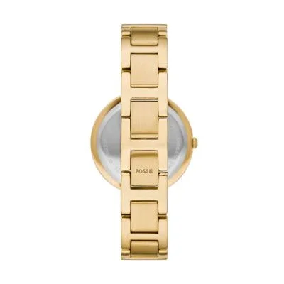 Karli Three-Hand Gold-Tone Watch and Bracelet Set Karli Three-Hand Gold-Tone Watch and Bracelet Set