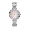 Karli Three-Hand Silver-Tone Watch