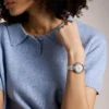 Karli Three-Hand Silver-Tone Watch