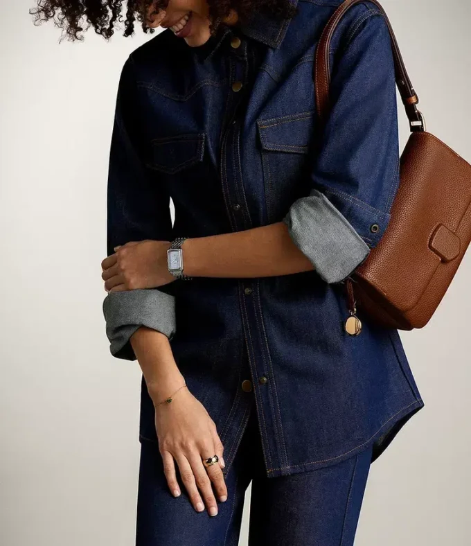 Lennox Leather Convertible Shoulder Bag