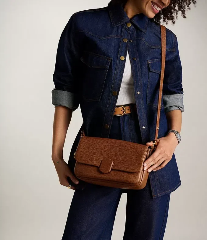 Lennox Leather Convertible Shoulder Bag