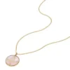 Libra Sutton Zodiac Gold-Tone Stainless Steel Pink Mother-of-Pearl Pendant Necklace Libra Sutton Zodiac Gold-Tone Stainless Steel Pink Mother-of-Pearl Pendant Necklace