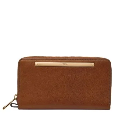 Liza Leather Zip Around Clutch Wallet Liza Leather Zip Around Clutch Wallet