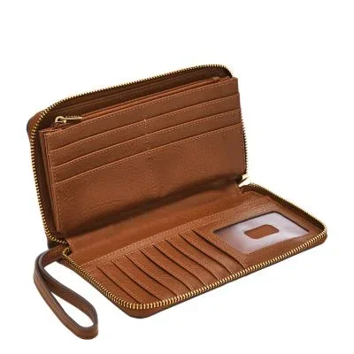 Liza Leather Zip Around Clutch Wallet Liza Leather Zip Around Clutch Wallet