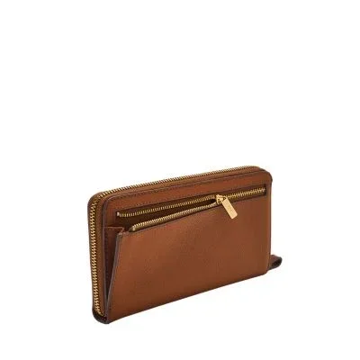 Liza Leather Zip Around Clutch Wallet Liza Leather Zip Around Clutch Wallet