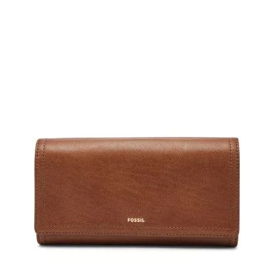 Logan Leather RFID Flap Clutch Wallet Logan Leather RFID Flap Clutch Wallet