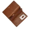 Logan Leather RFID Flap Clutch Wallet Logan Leather RFID Flap Clutch Wallet