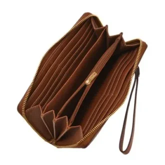 Logan RFID Zip Around Clutch