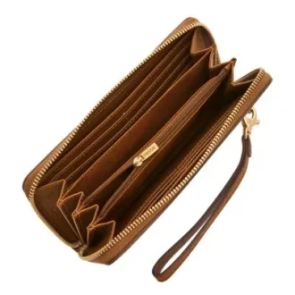 Logan RFID Zip Clutch