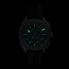 Machine Chronograph Black Silicone Watch and Bracelet Set