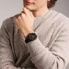 Machine Chronograph Black Stainless Steel Watch Machine Chronograph Black Stainless Steel Watch