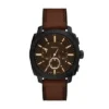 Machine Chronograph Brown Leather Watch Machine Chronograph Brown Leather Watch