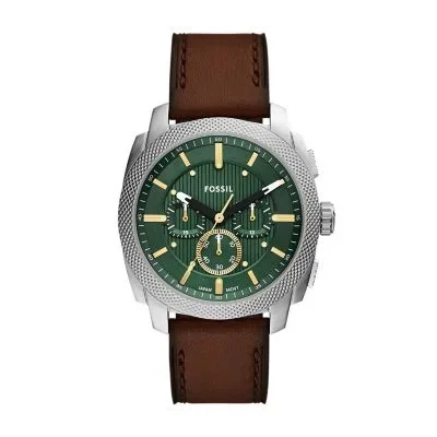 Machine Chronograph Brown Leather Watch Machine Chronograph Brown Leather Watch