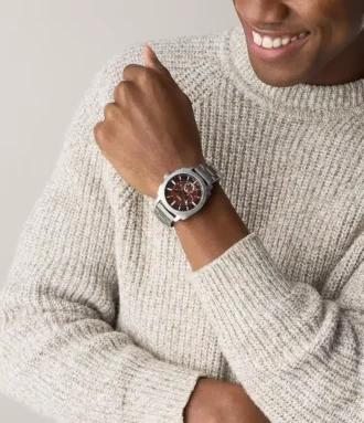 Machine Chronograph Stainless Steel Watch