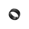 Machine Knurled Texture Black Stainless Steel Band Ring Machine Knurled Texture Black Stainless Steel Band Ring
