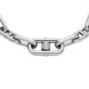 Machine Knurled Texture Stainless Steel Chain Bracelet Machine Knurled Texture Stainless Steel Chain Bracelet