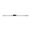 Machine Knurled Texture Stainless Steel Chain Bracelet Machine Knurled Texture Stainless Steel Chain Bracelet