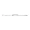 Machine Knurled Texture Stainless Steel ID Bracelet Machine Knurled Texture Stainless Steel ID Bracelet