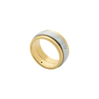 Machine Knurled Texture Two-Tone Stainless Steel Knurled Band Ring Machine Knurled Texture Two-Tone Stainless Steel Knurled Band Ring
