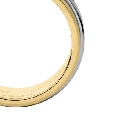 Machine Knurled Texture Two-Tone Stainless Steel Knurled Band Ring Machine Knurled Texture Two-Tone Stainless Steel Knurled Band Ring