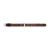 Machine Rugged Stainless Steel and Brown Leather Strap Bracelet Machine Rugged Stainless Steel and Brown Leather Strap Bracelet