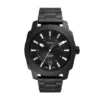Machine Three-Hand Date Black Stainless Steel Watch Machine Three-Hand Date Black Stainless Steel Watch