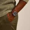 Machine Three-Hand Date Brown Leather Watch Machine Three-Hand Date Brown Leather Watch