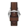 Machine Three-Hand Date Brown Leather Watch Machine Three-Hand Date Brown Leather Watch