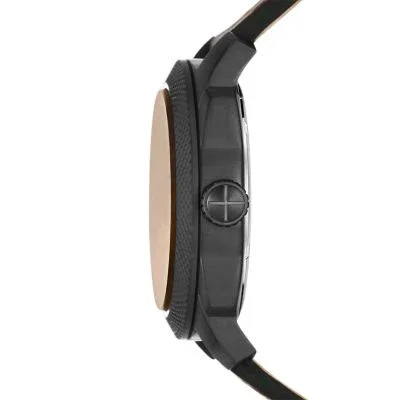 Machine Three-Hand Date Dark Brown LiteHide™ Leather Watch Machine Three-Hand Date Dark Brown LiteHide™ Leather Watch