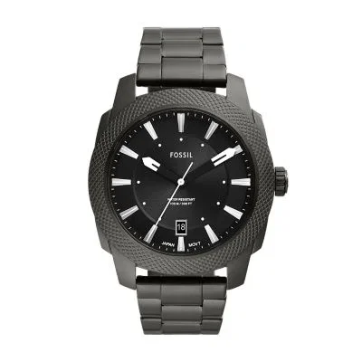 Machine Three-Hand Date Smoke Stainless Steel Watch Machine Three-Hand Date Smoke Stainless Steel Watch