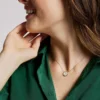 Merrit Classic Mother-of-Pearl Gold-Tone Stainless Steel Pendant Necklace Merrit Classic Mother-of-Pearl Gold-Tone Stainless Steel Pendant Necklace