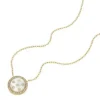 Merrit Classic Mother-of-Pearl Gold-Tone Stainless Steel Pendant Necklace Merrit Classic Mother-of-Pearl Gold-Tone Stainless Steel Pendant Necklace