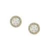 Merrit Classic Mother-of-Pearl Gold-Tone Stainless Steel Stud Earrings Merrit Classic Mother-of-Pearl Gold-Tone Stainless Steel Stud Earrings