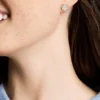 Merrit Classic Mother-of-Pearl Gold-Tone Stainless Steel Stud Earrings Merrit Classic Mother-of-Pearl Gold-Tone Stainless Steel Stud Earrings