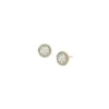 Merrit Classic Mother-of-Pearl Gold-Tone Stainless Steel Stud Earrings Merrit Classic Mother-of-Pearl Gold-Tone Stainless Steel Stud Earrings