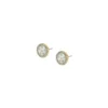 Merrit Classic Mother-of-Pearl Gold-Tone Stainless Steel Stud Earrings Merrit Classic Mother-of-Pearl Gold-Tone Stainless Steel Stud Earrings